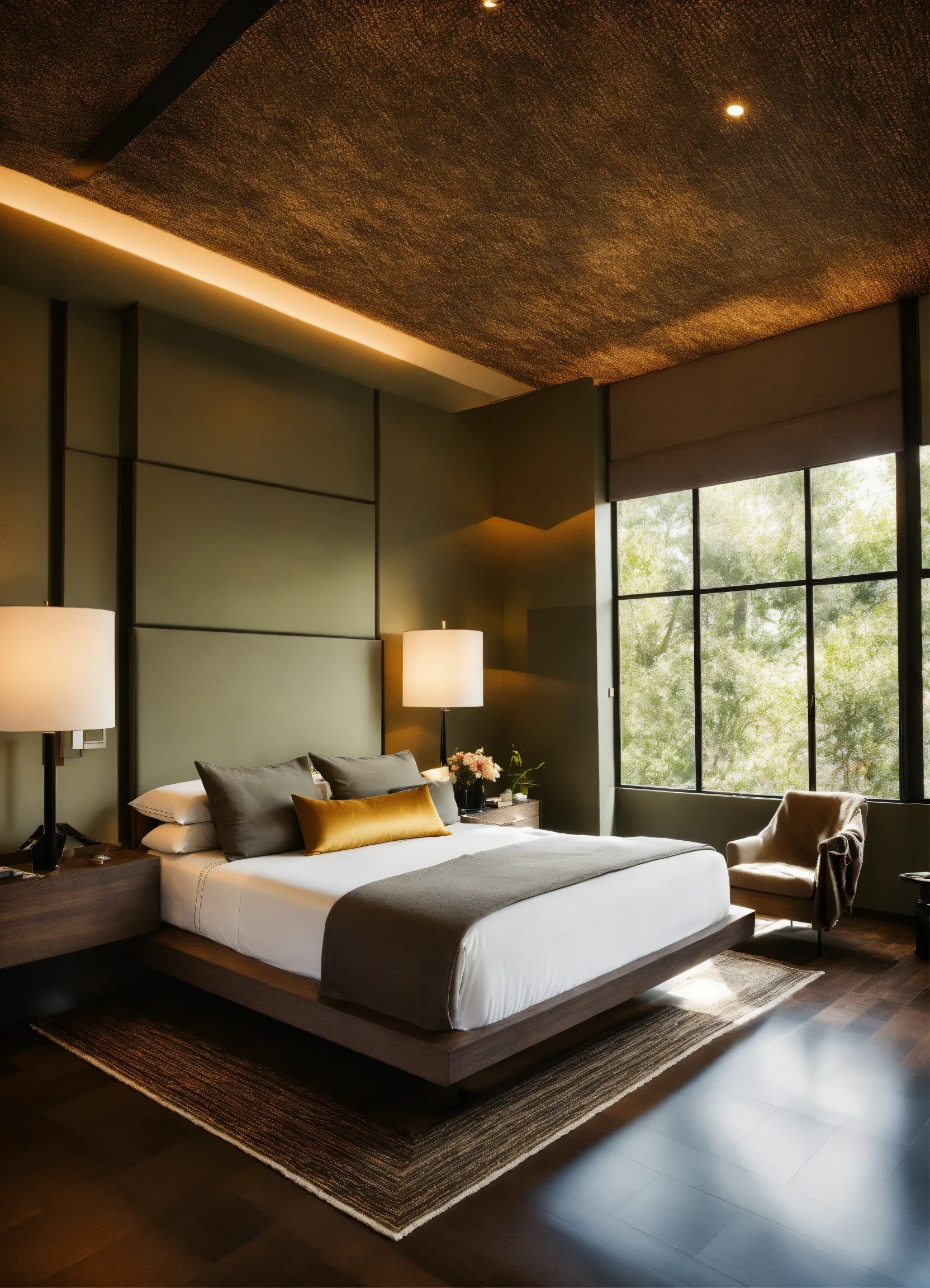 Sheer transparent curtains